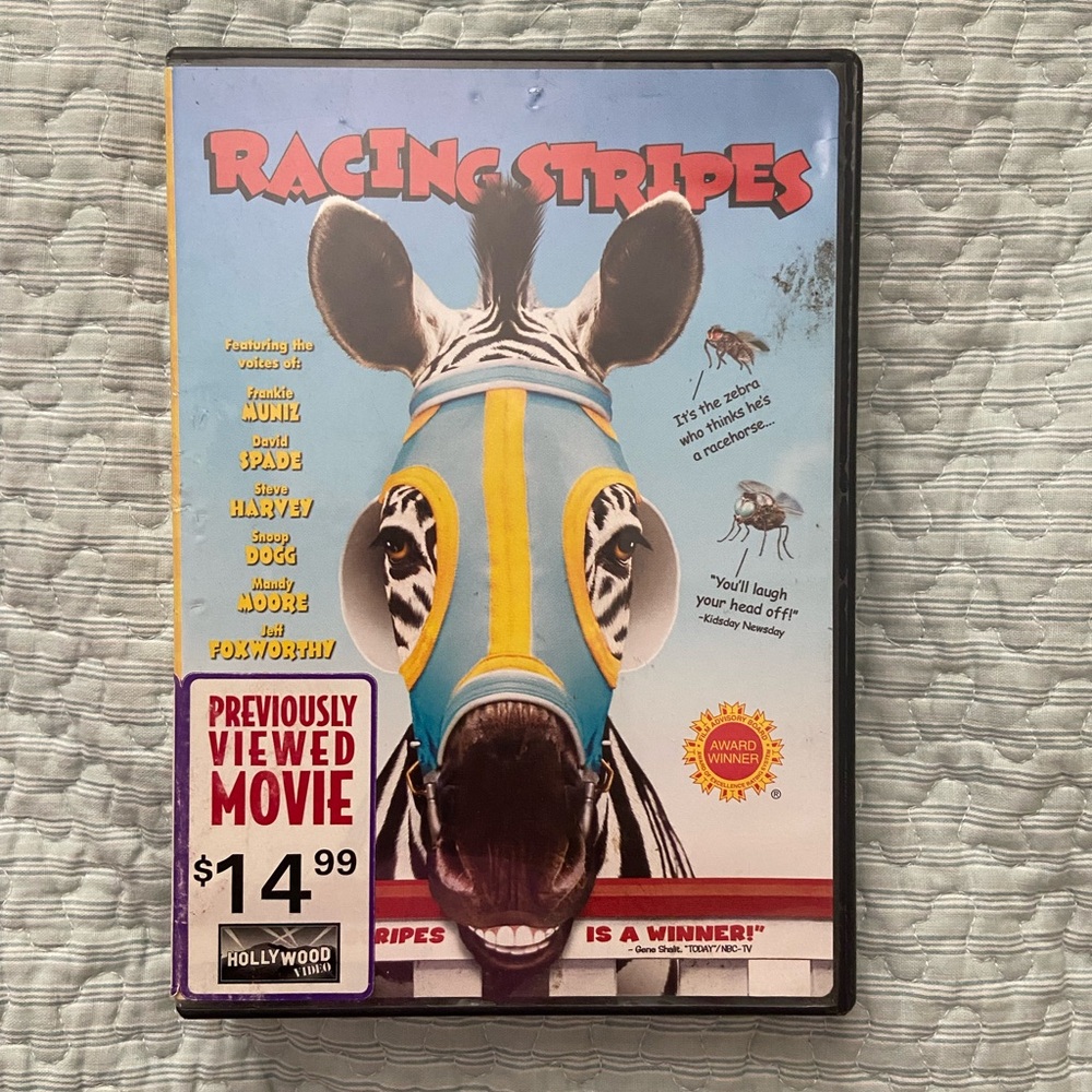 Racing Stripes DVD Movie Family Kids Movie Night Adventure Funny